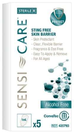 Sensi-Care Sting Free Skin Barrier, 420793, 1 mL - Pack of 5