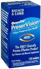 PreserVision Eye Vitamin and Mineral Supplement, 226 mg, 120 Tablets, 24208043262, 1 Bottle