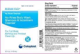 Coloplast Bedside-Care No-rinse Body Wash Shampoo and Incontinence Cleanser