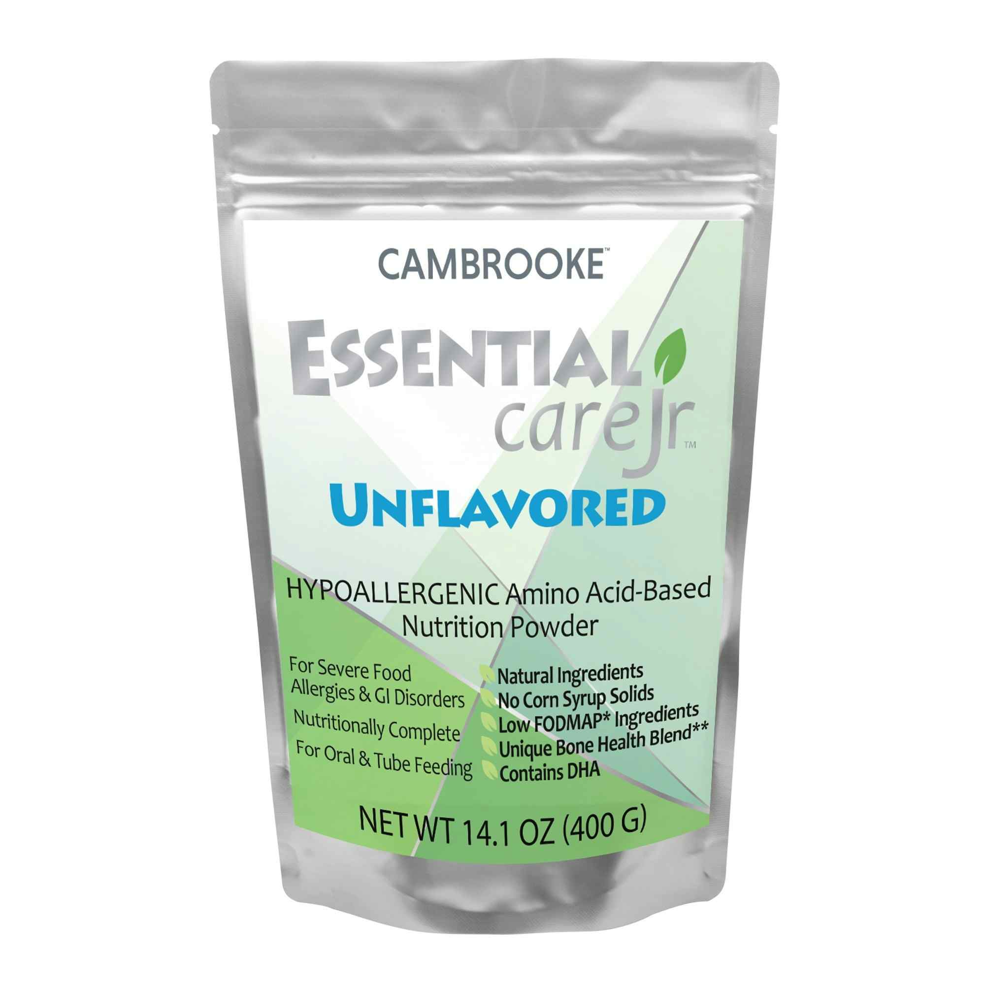 Cambrooke Essential Care Jr. Unflavored Hypoallergenic Amino Acid-Based Nutrition Powder, 14.1 oz., 48021, 1 Each