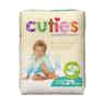 Cuties Complete Care Diapers with Tabs, Heavy Absorbency, CCC04, Size 4 (22-37 lbs) - Case of 116 (4 Bags)