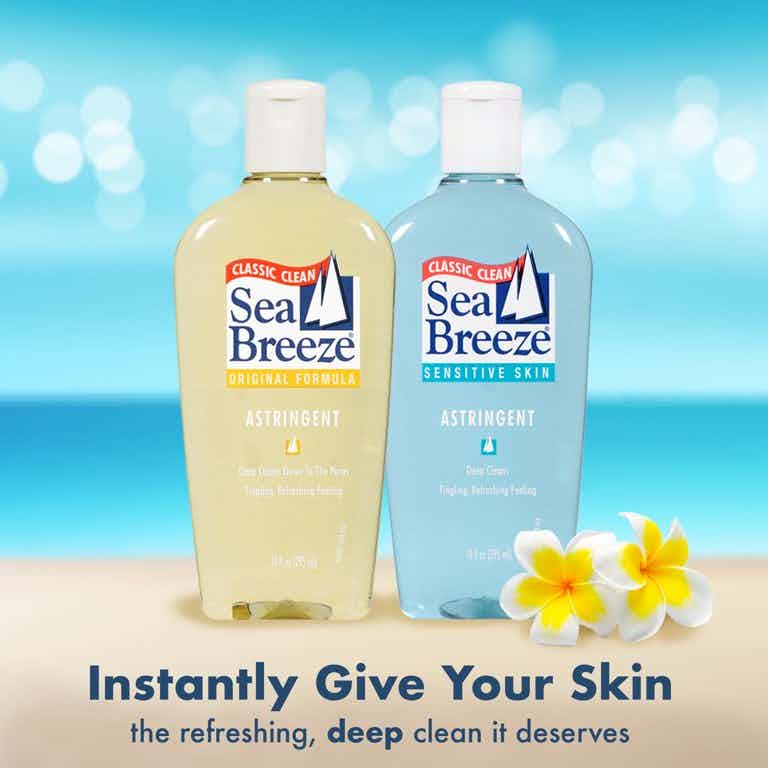 Sea Breeze Sensitive Skin Fresh Clean Astringent, 10 oz.