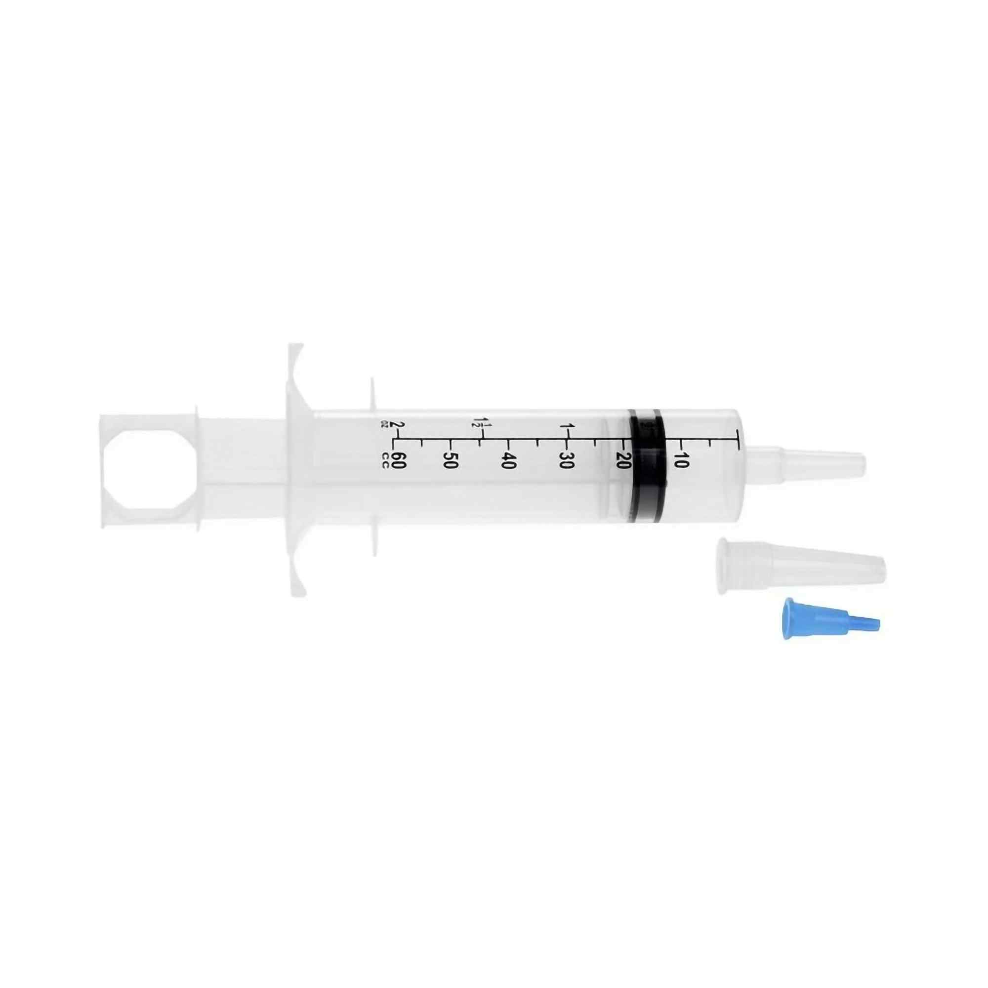 Medline Flat Top with Ring Feeding Syringe, Catheter Tip, 60 mL IV Pole Bag, DYND70642, Case of 30