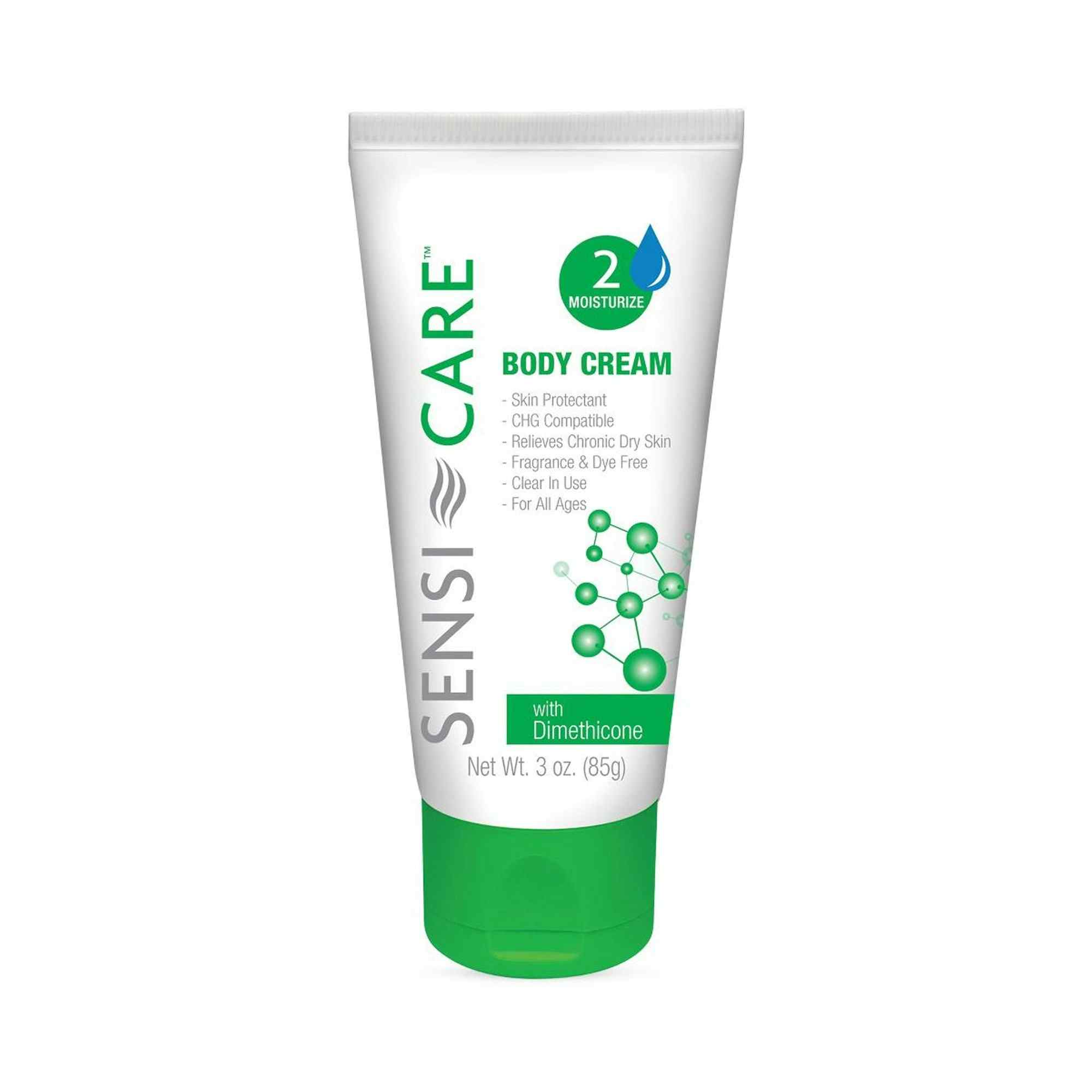Medline Sensi-Care Body Cream with Dimethicone, 3 oz., 324403, 1 Each