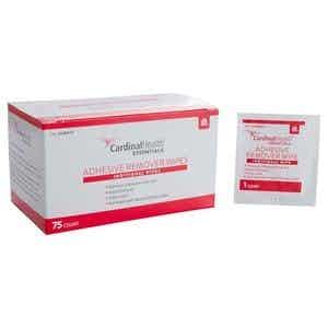 Cardinal Health Essentials Adhesive Remover Wipes, 1.25 X 3", 30075, Box of 75