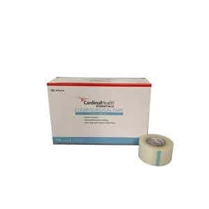 Cardinal Health Essentials Clear Surgical Tape, 1" X 10 yds, PL01, 1 Each
