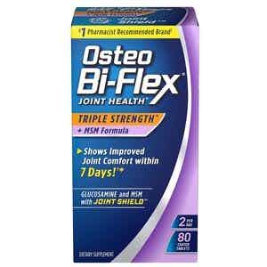 Osteo Bi-Flex Joint Health Triple Strength + MSM Formula Supplement , 80 Tablets, 54127, 1 Bottle