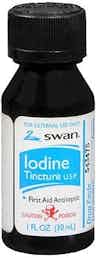 Swan Iodine Tincture Antiseptic, 1 oz., 869385110, 1 Each