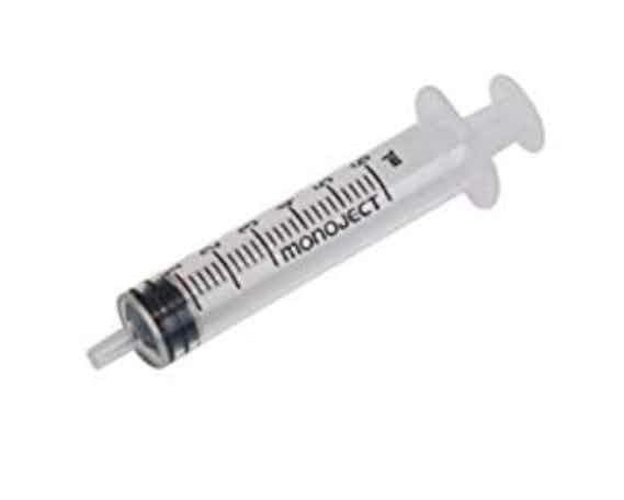 Monoject SoftPack Syringe, Regular Tip, Without Needle, 1180600555, 1 Each