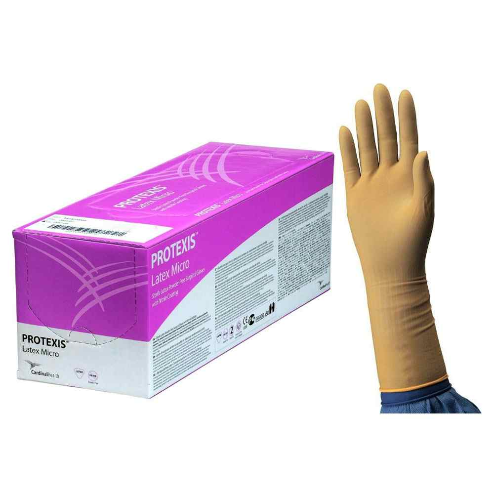 Cardinal Health Protexis Latex Micro Surgical Glove, Powder-Free, 2D72NT60X, Size 6 (11.1") - Case of 200 (4 Boxes)