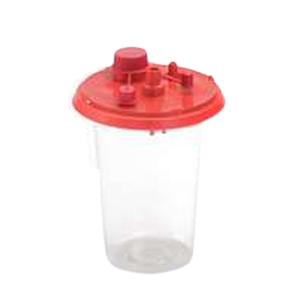 Cardinal Health Suction Canister Liner with Filter, Lid, Shut Off Valve, 1500 cc, 65651515, 1 Each