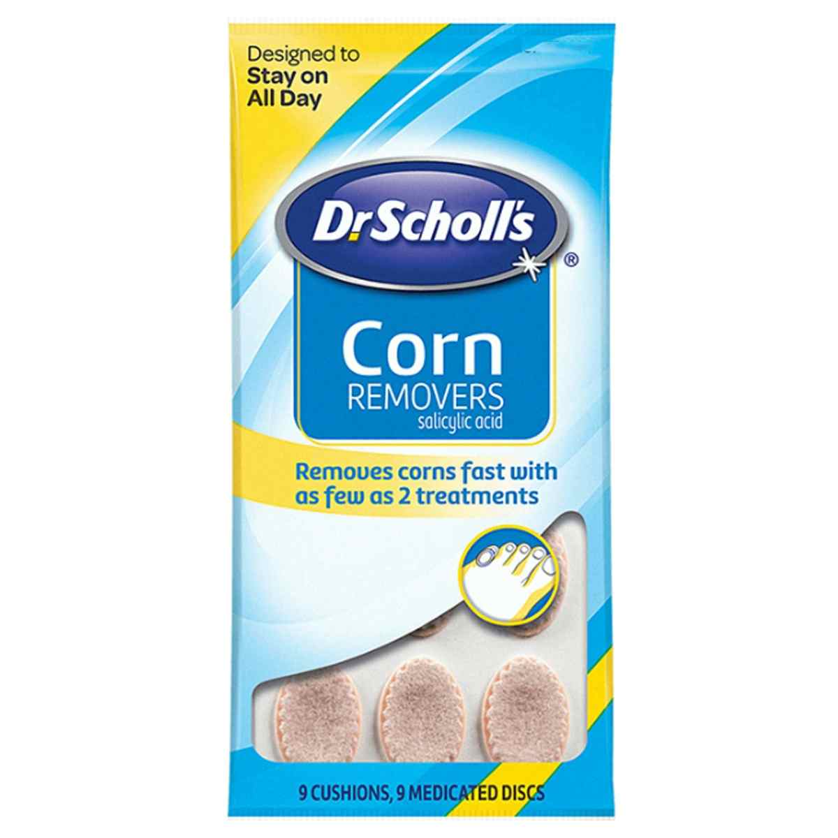 Dr Scholls Corn Removers, 86809966, Pack of 9