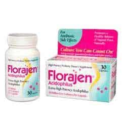 Florajen3 Probiotic High Potency Acidophilus, 30 Capsules, 3765443, 1 Bottle