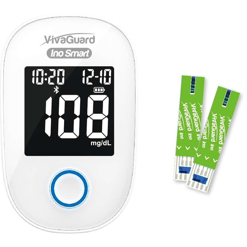 Able VivaGuard Ino Smart Blood Glucose Meter, VGM04-665, 1 Each
