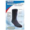 Medicool DiaSox Plus Diabetes Socks, Oversized, Super Stretch, DPBS, Small - Black - 1 Pair