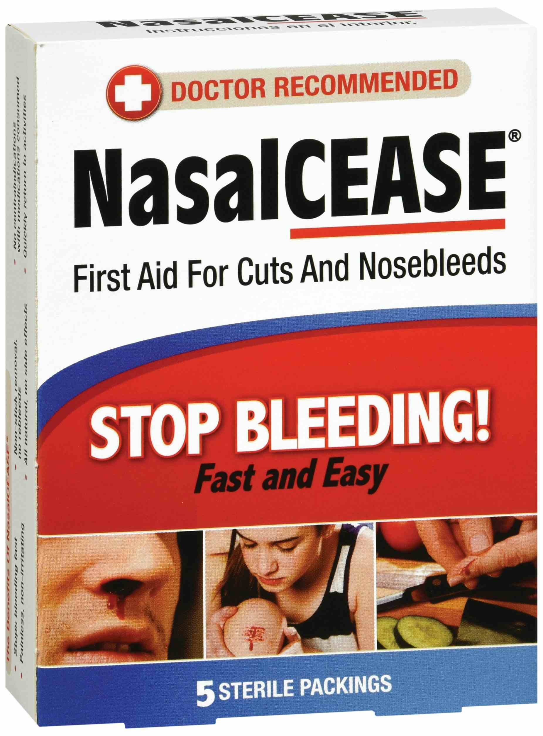 NasalCEASE First Aid for Cuts and Nosebleeds, 18436900000, Box of 5