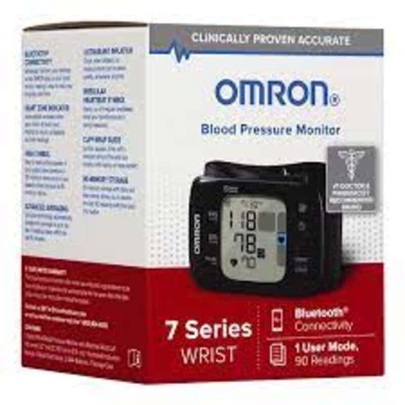Omron 7 Series Digital Blood Pressure Wrist Unit, Automatic Inflation, BP6350, Side View Left, 1 Each