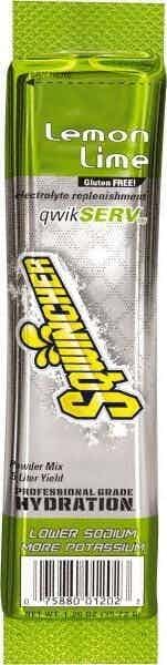 Sqwincher Quikserv Electrolyte Replenishment Drink Mix, Lemon-Lime Flavor 1.26 oz., X426-MJ600, Bag of 8