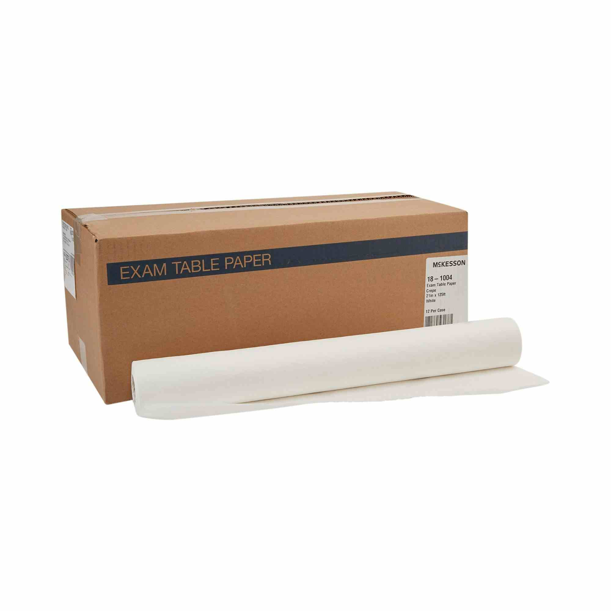 McKesson Crepe Table Paper, 21" X 125ft., 18-1004, Case of 12