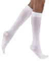 Jobst Seamless Anti-Embolism Knee-High Stockings, Closed Toe, 18 mmHg, 111476, White - XL/Regular - 1 Pair