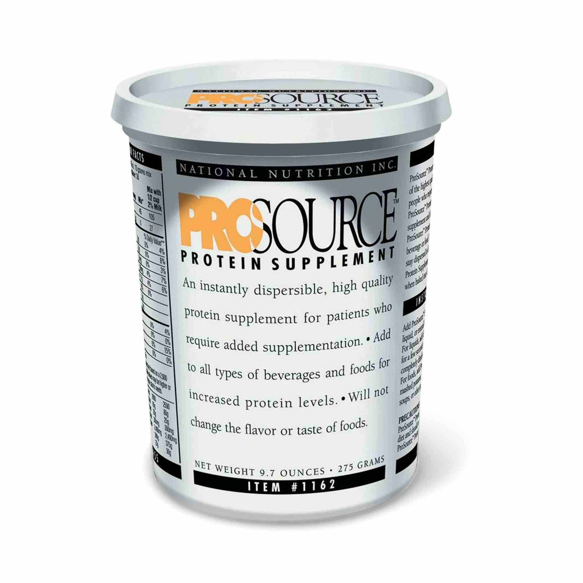 ProSource Protein Supplement, Unflavored, 9.7 oz., 11162, 1 Each