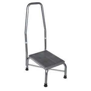 drive Bariatric Foot Stool with Handrail, 13062-1SV, 1 Each