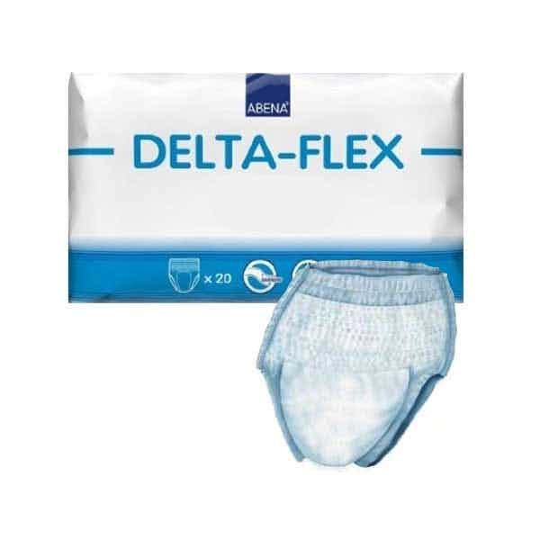 Abena Delta-Flex Premium Pull-Up Underwear, Moderate Absorbency, 308891, Small/Medium (27-39") - Pack of 20