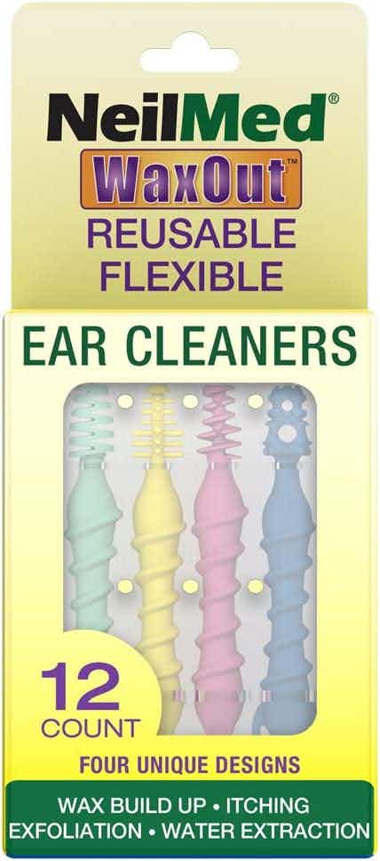NeilMed WaxOut Flexible Ear Cleaner, WO-4R-48-ENU-US, Box of 12