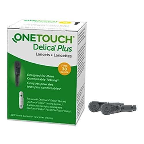OneTouch Delica Plus Lancets, 2401101, 30 Gauge. - Box of 100
