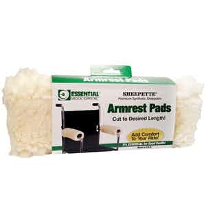 Essential Medical Supply Sheepette Wheelchair Armrest Pads, D3004, Pack of 2