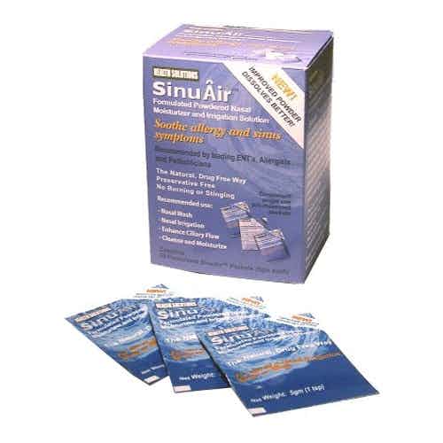 SinuAir Formulated Saline Nasal Irrigation Powder, SAPK30, Box of 30