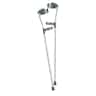 Carex Forearm Aluminum Crutches, A985-C0, 1 Pair