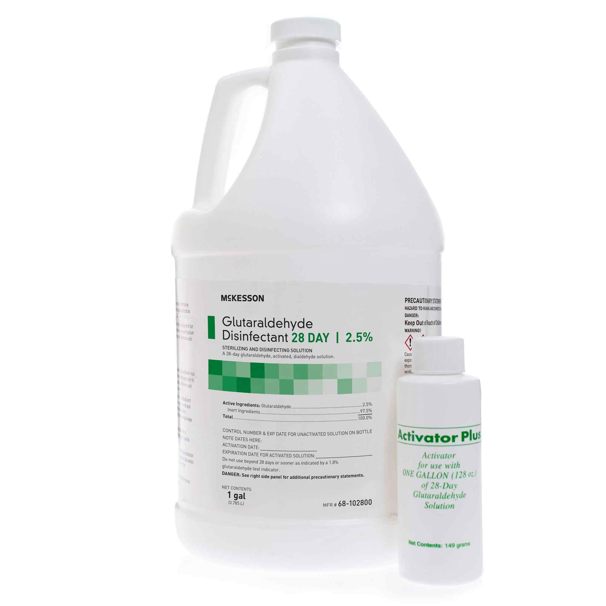 McKesson Glutaraldehyde High Level Disinfectant, 68-102800, 1 Each