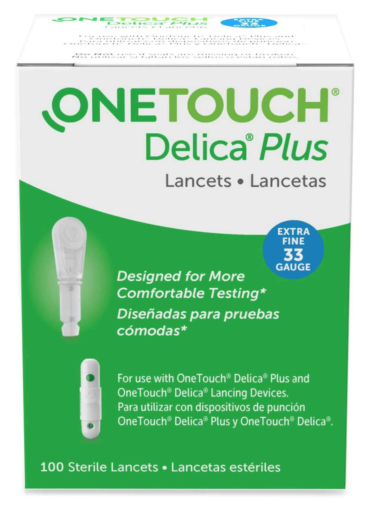 OneTouch Delica Plus Lancet, Incision Device, 024008, 33g - 1 Each