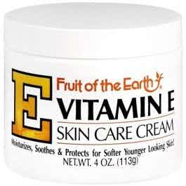 Fruit of the Earth Vitamin E Skin Care Cream, 07166100974, 4 oz. - 1 Each