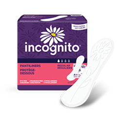 Incognito Panty Liners, Regular Absorbency