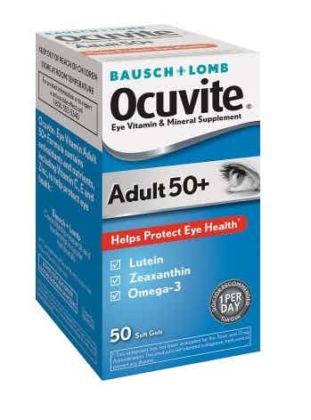 Ocuvite Adult 50+ Multivitamin Supplement, 50 Tablets, 32420846530, 1 Bottle
