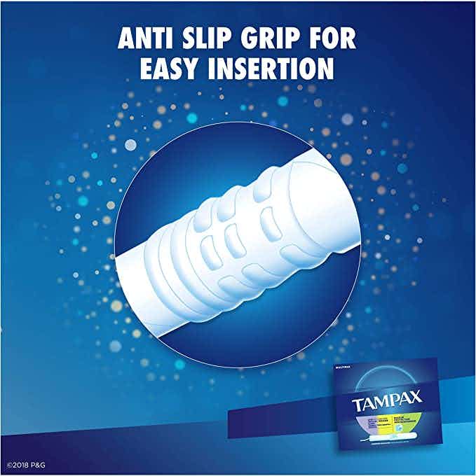 Tampax Regular Absorbency Tampons, Cardboard Applicator