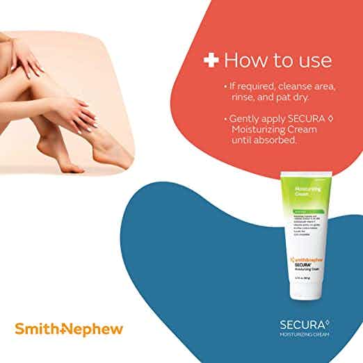 Smith & Nephew Secura Moisturizing Cream, 6.5 oz.