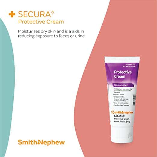 Smith & Nephew Secura Skin Protectant Cream, 1.75 oz.
