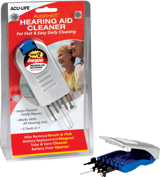 Health Enterprises Audio-Kit Hearing Aid Cleaner Kit, 400586, 1 Each