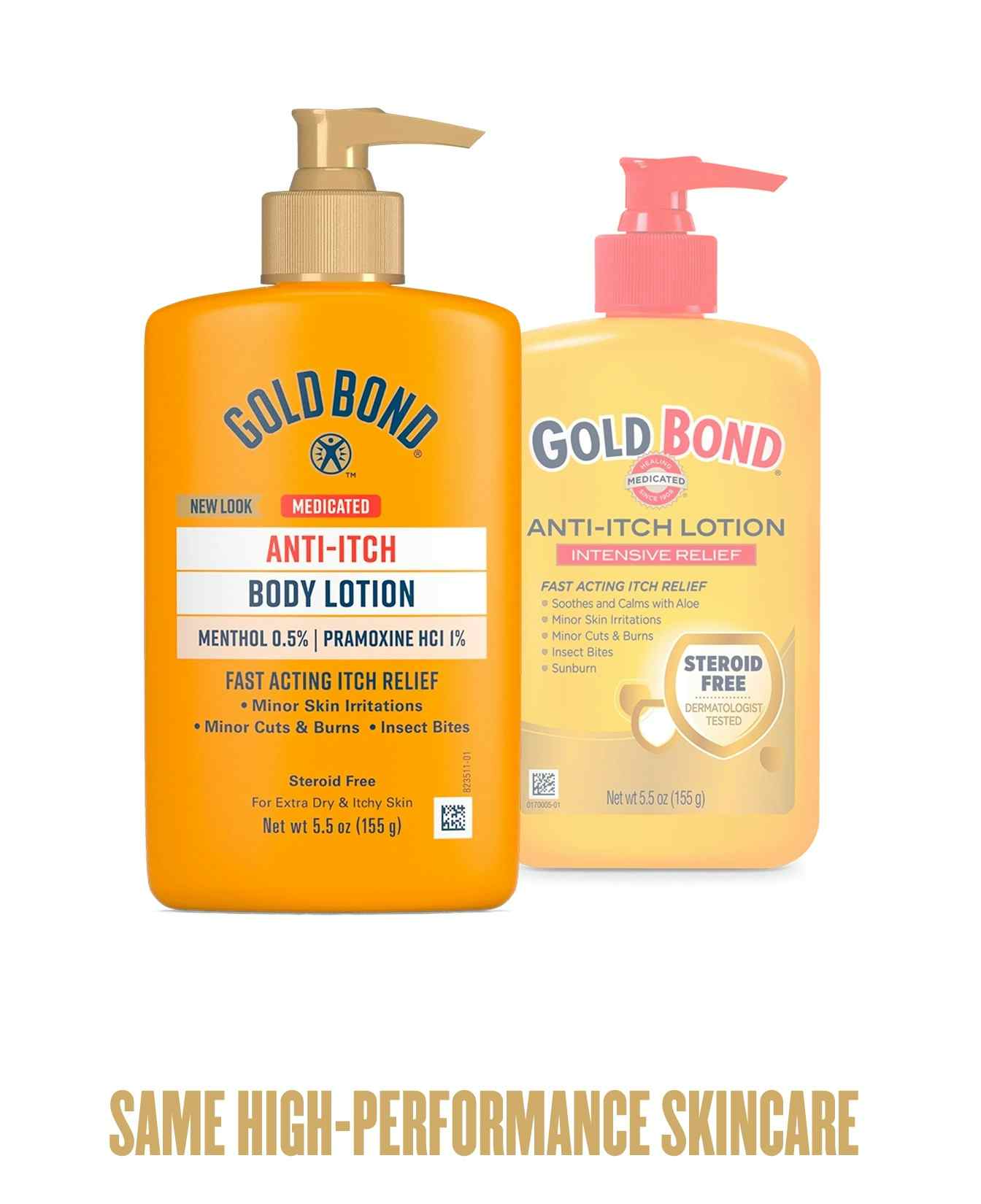 Gold Bond Intensive Relief Anti-Itch Lotion, Old vs new Packaging