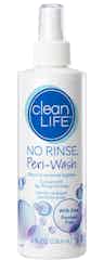 CleanLife No-Rinse Peri-Wash, 8 oz., 00700P, 1 Each