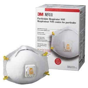 3M Particulate N95 Respirator Mask, 8511, Box of 10