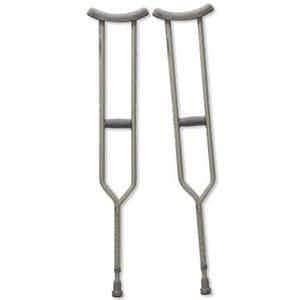 Cardinal Health Heavy-Duty Bariatric Crutch, Tall, CA801TLB, 1 Pair