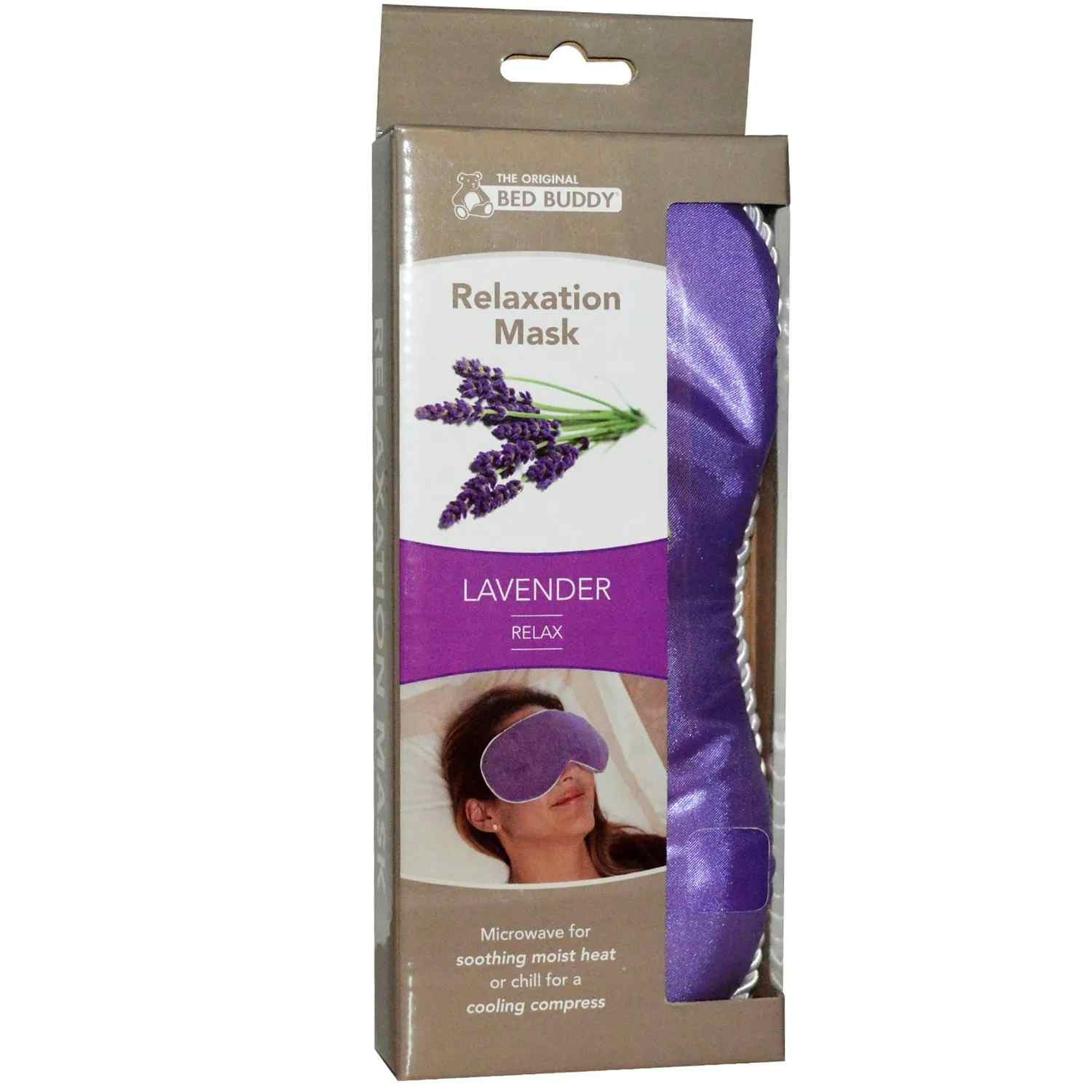 Bed Buddy at Home Relaxation Mask, Lavender Fragrance, BBF4006, 1 Each