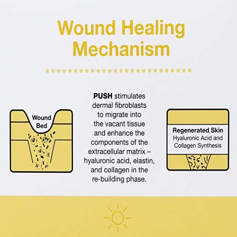 PUSH Collagen Dipeptide Concentrate, Wound Healing Mechanism