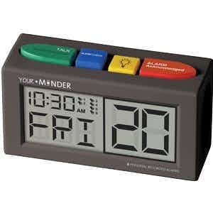 Your Minder Personal Recording Alarm Clock, 73202, 1 Each