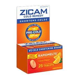 Zicam Rapidmelt Cold Remedy Tablets, 25 Tablets, 201045A, Citrus - 1 Each