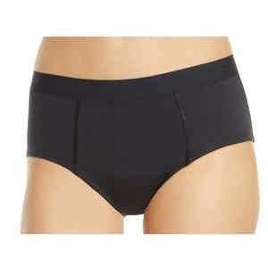 Thinx Cotton Brief, Black, Super Absorbency, THBC220104, Large (30-31") - 1 Each